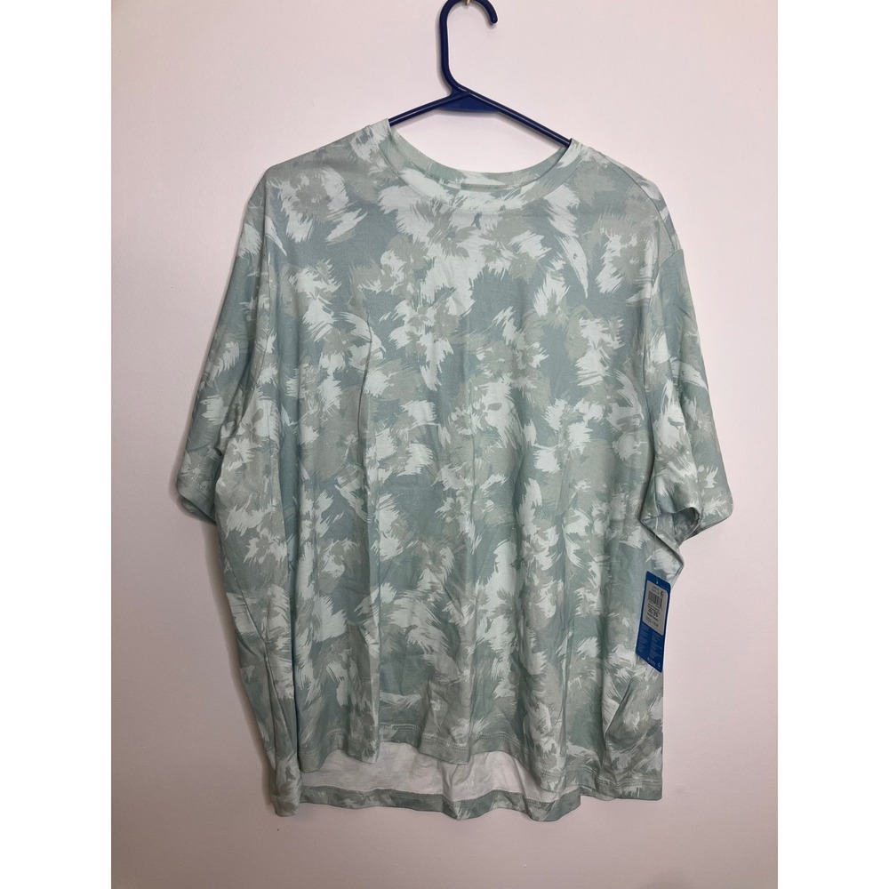 Columbia Nellie Joy Printed Tee Womens XXL Green NWT Relaxed Fit Cotton XL2671